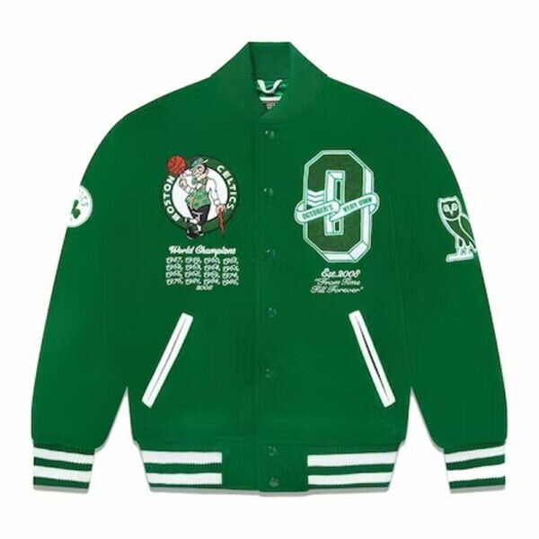 OVO x NBA Celtics Varsity Jacket