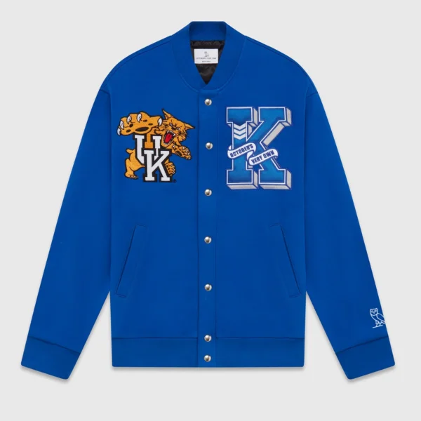 Ovo Kentucky Wildcats Fleece Varsity Jacket